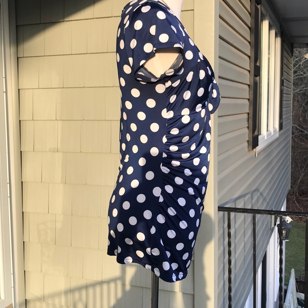 Charlotte Russe Polka Dot Top - Picture 4 of 6